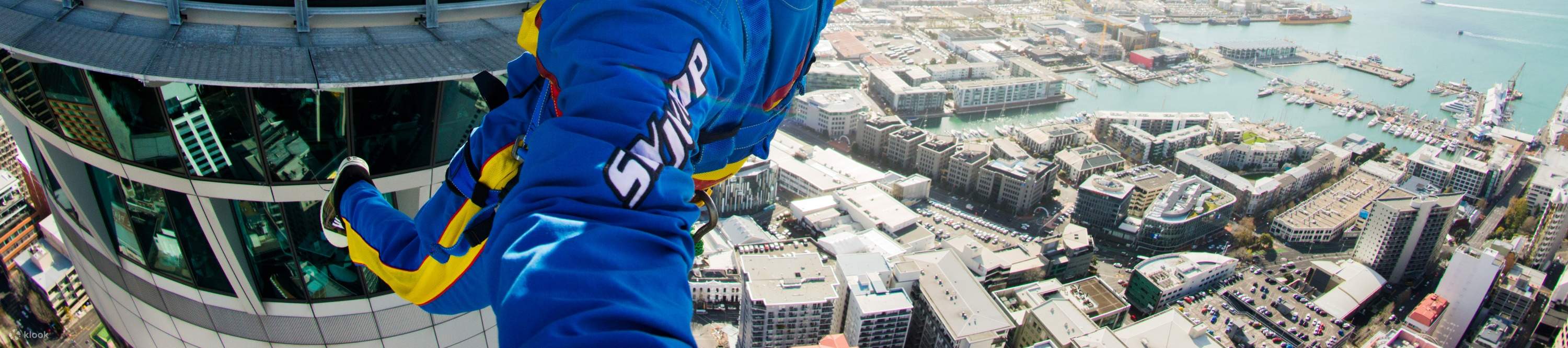 Sautez de la Sky Tower d'Auckland