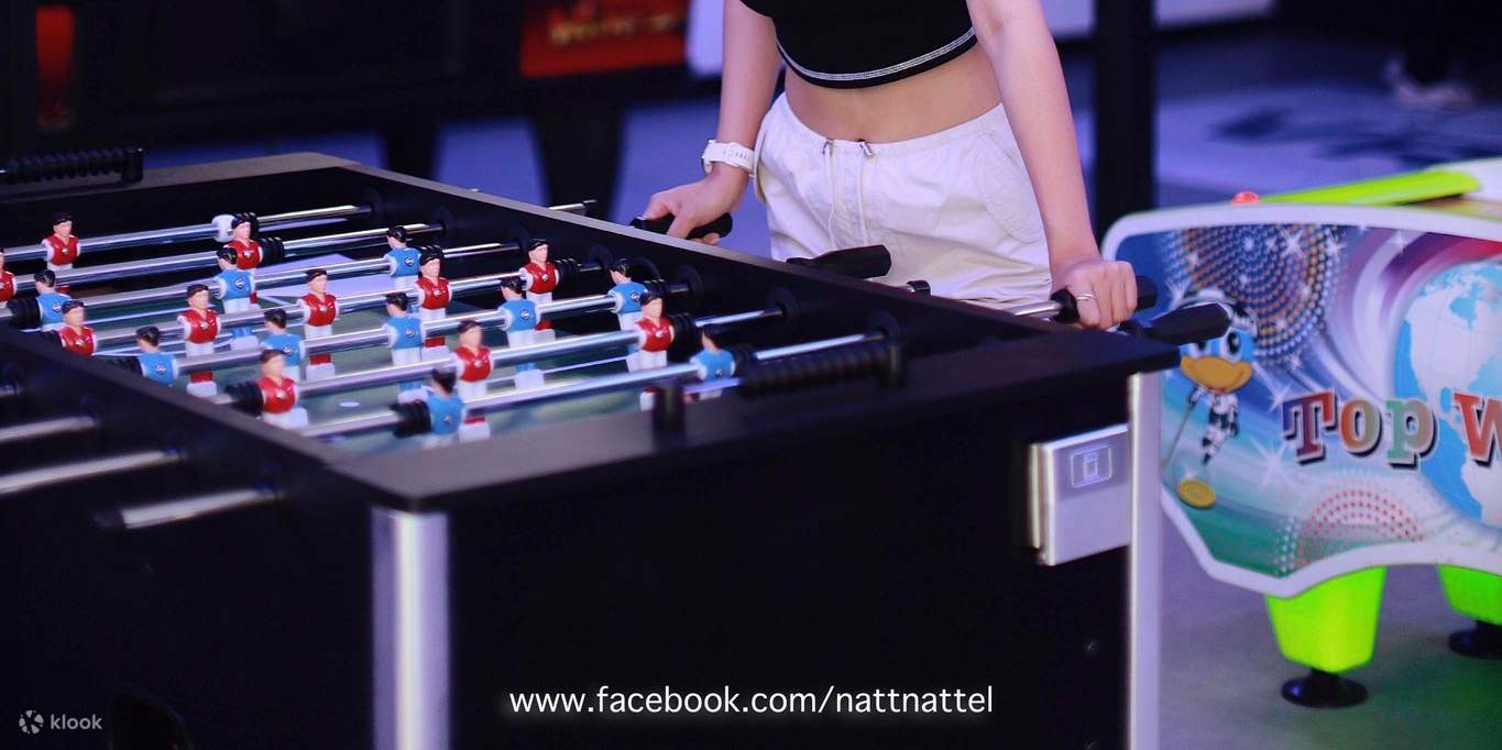 โซน 4: โซนเกมอาเขต, Maimai Finale, Punch Boxing, บาสเก็ตบอล, แอร์ฮอกกี้, Guitar Hero, โต๊ะบอล, โต๊ะพูล และปาเป้า