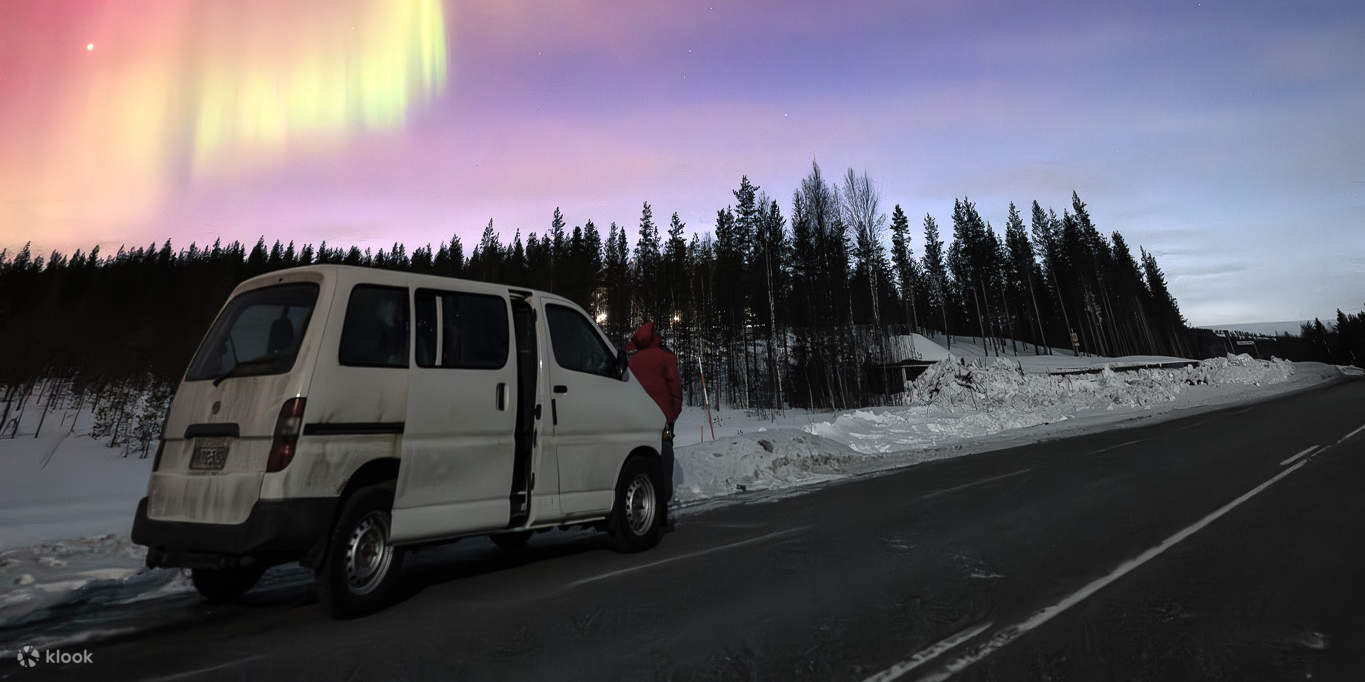 写真撮影付きオーロラ鑑賞ツアー