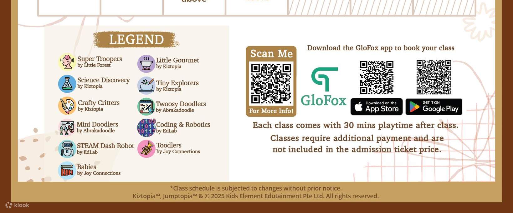 บัตรเข้าคิซโทเปียเพรสทีจ (Kiztopia Prestige) ในสิงคโปร์ (ริเวอร์แวลลีย์)