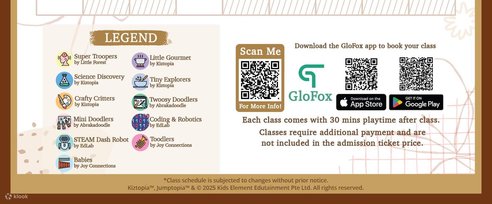 บัตรเข้าคิซโทเปียเพรสทีจ (Kiztopia Prestige) ในสิงคโปร์ (ริเวอร์แวลลีย์)