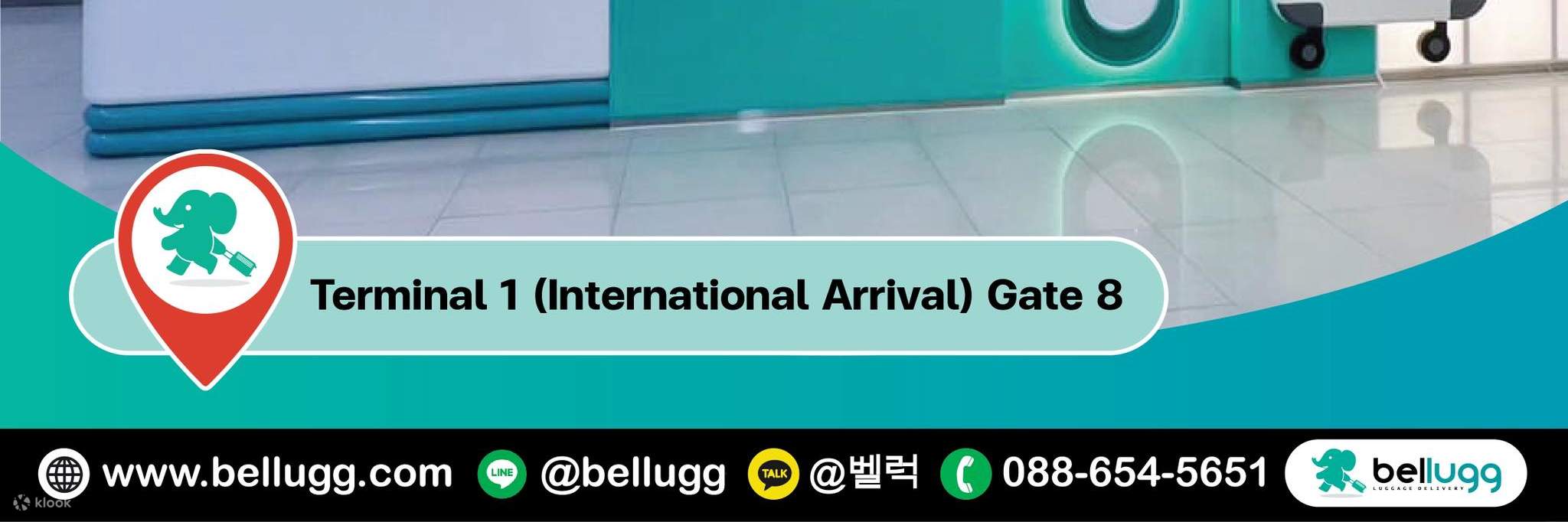 Servicio de entrega de equipaje Bellugg en Bangkok