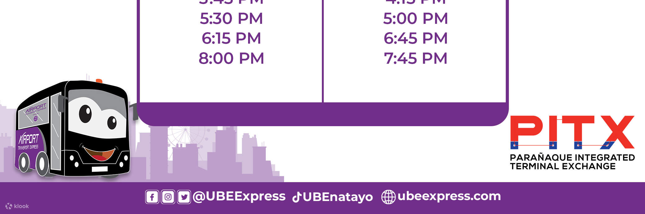 Traslados prémium en autobús lanzadera desde el Aeropuerto Internacional Ninoy Aquino (NAIA) para Manila