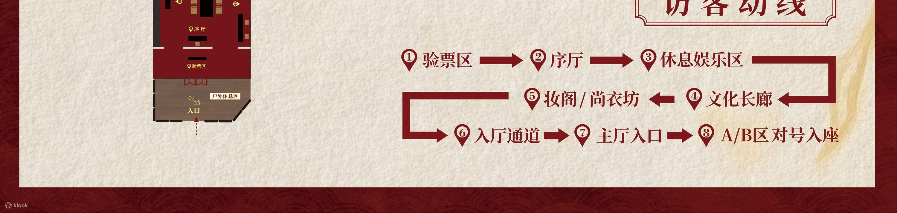 The red box indicates the Chuhan Palace banquet makeup photo instruction diagram.