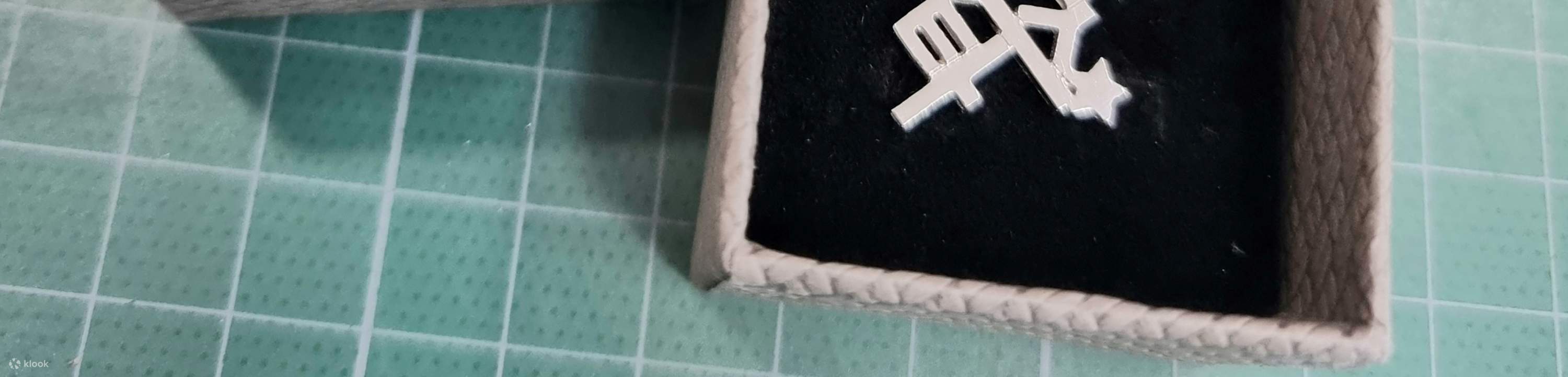 Seoul Korean Alphabet Silver Type Stamp/Silver Jewelry Making Shop