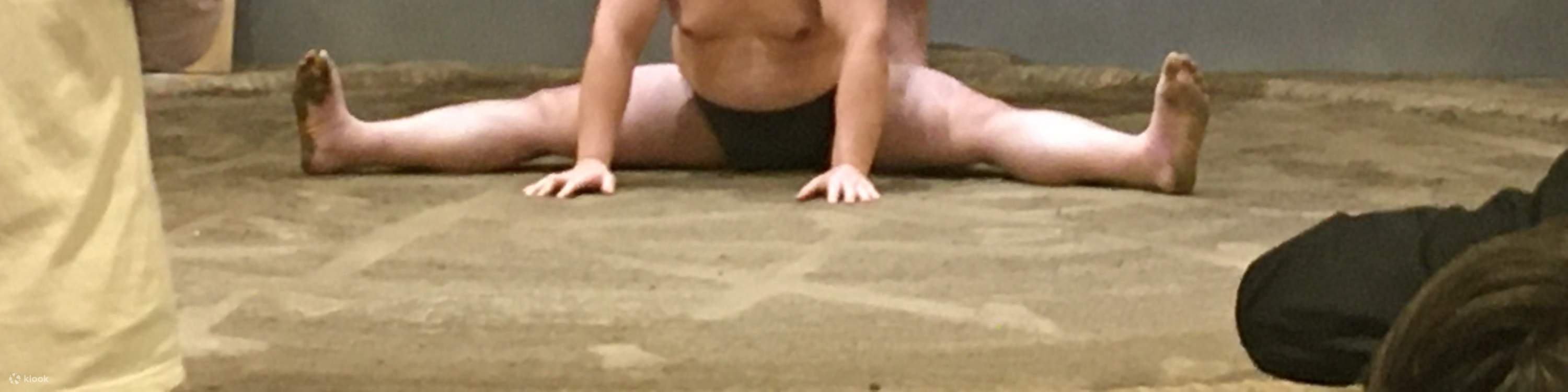 Sumo-Ringer herausfordern und Mahlzeit genießen