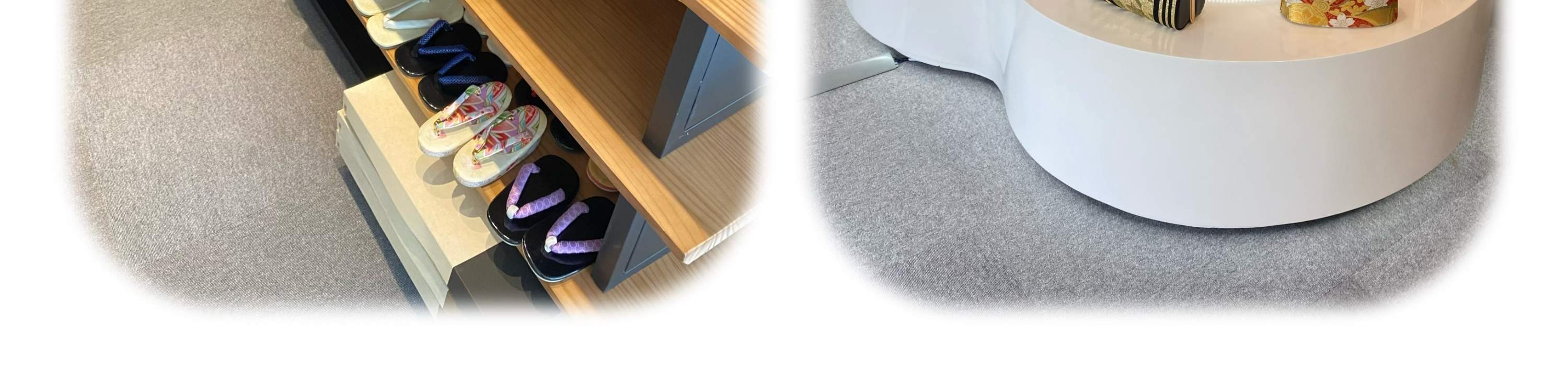 Chaussures et sacs à main assortis au kimono