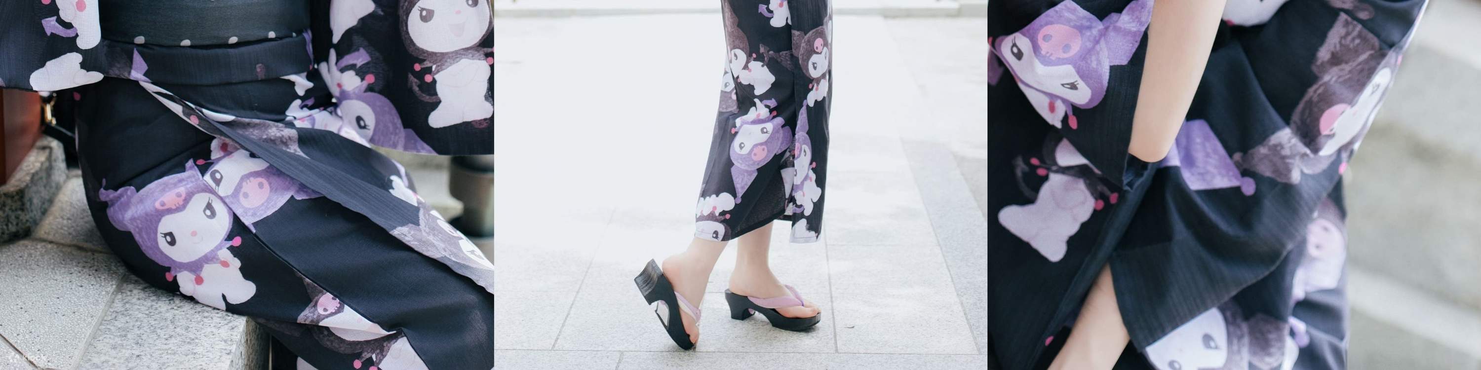 Bring your own dolls and we'll add them to your kimono for an original look! (Klook Exclusive Characters Kimono: Pink, Purple/Black, Red/white,blue)