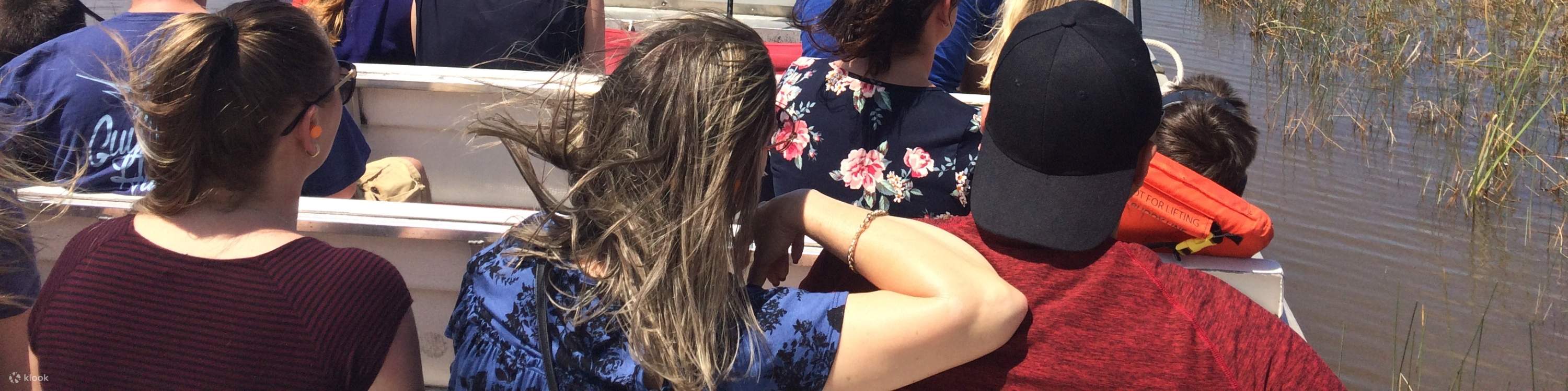 Experiencia en hidrodeslizador y caimanes en los Everglades