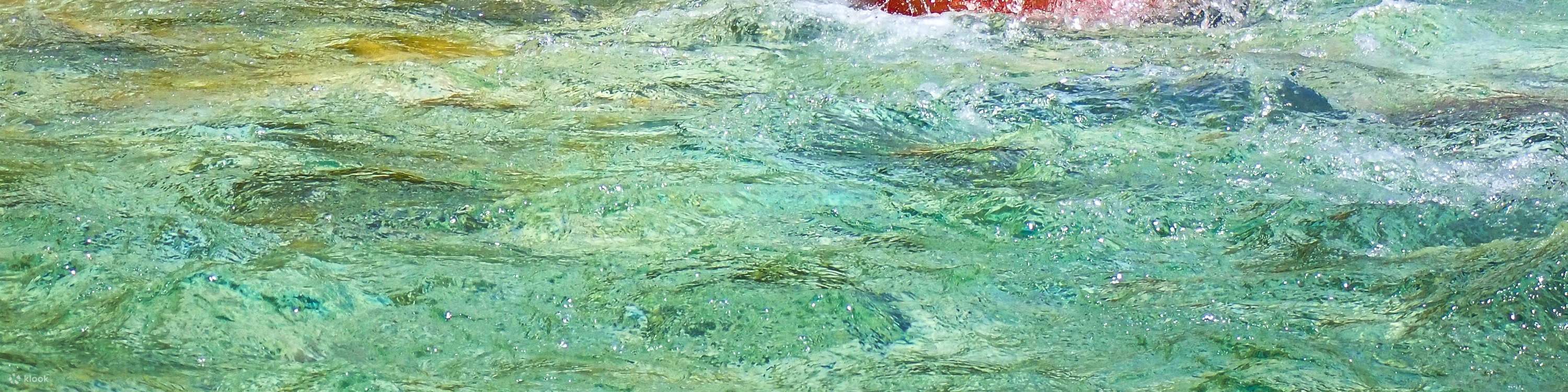 Sit-on-top kayaking on Soca river