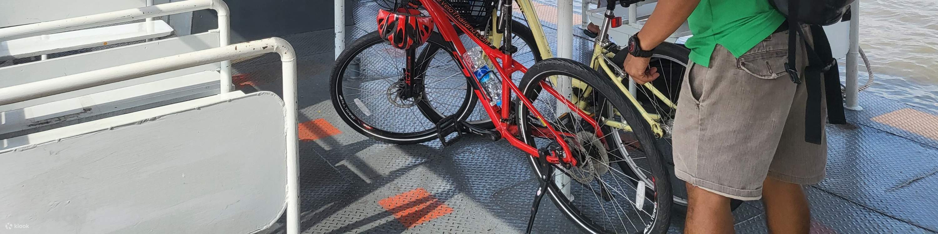 crossing the Chao Phraya River