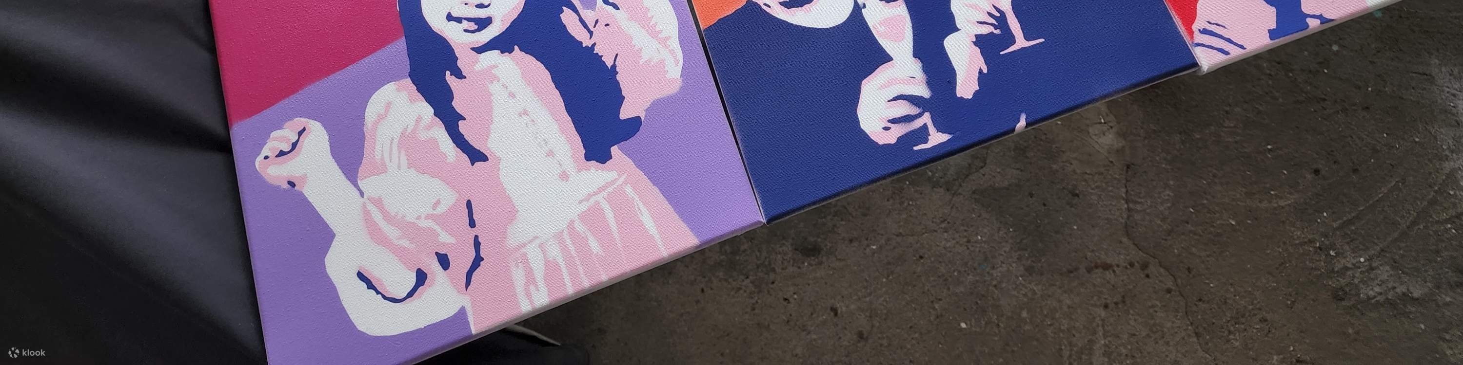 Popduction - 限定 PopArt ポートレートスプレーペイント体験ワークショップ (親子) | Kwai Hing