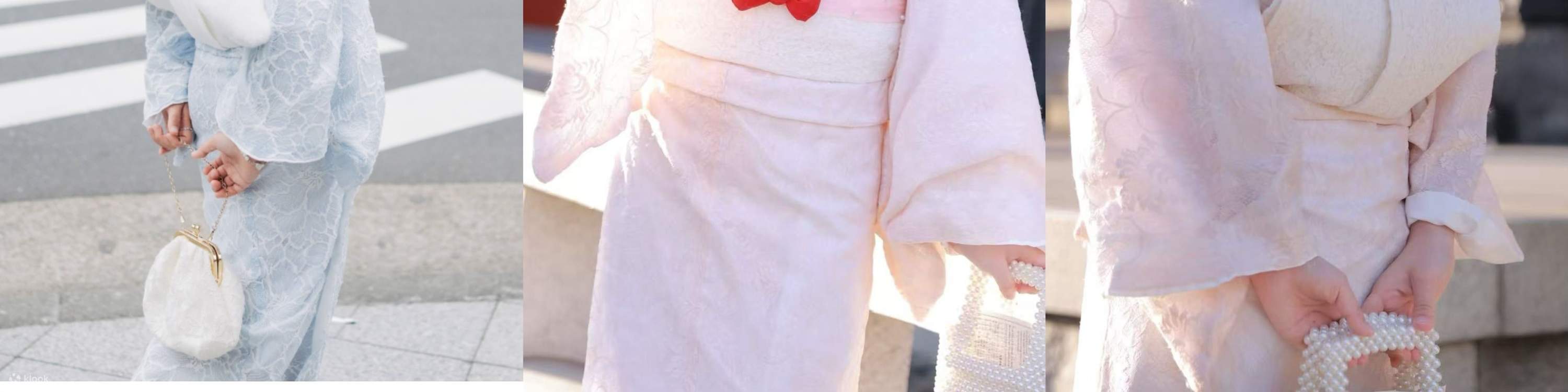 Choose Kimono inspired by famous Japanese characters that you like: Klook Exclusive Characters Kimono: Pink, Purple/Black, Red/white,blue