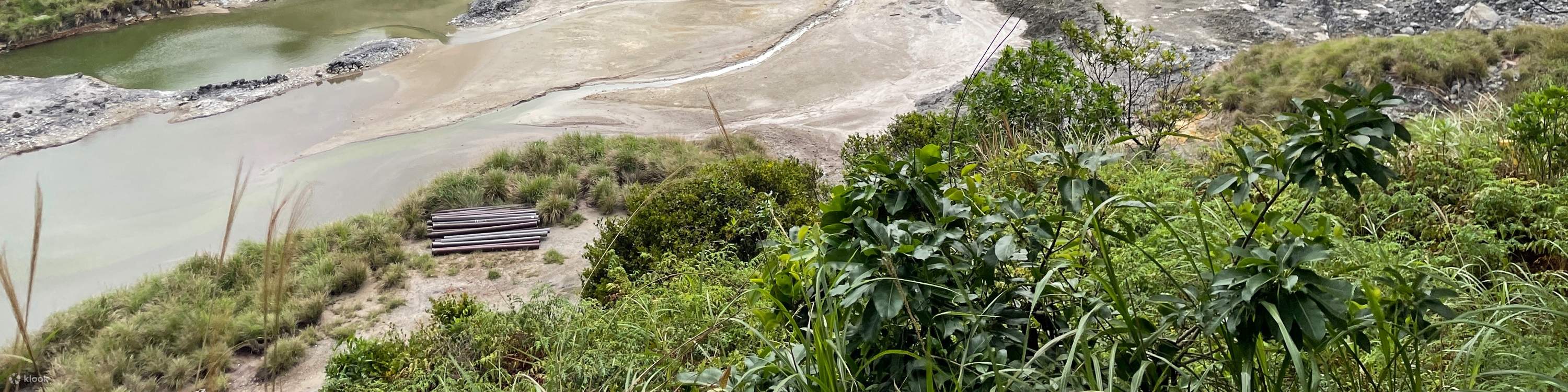 타이페이: 화산 유황 계곡 야외 암벽 등반 엿보기