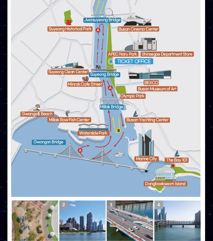 釜山游艇之旅 海云台河巡游