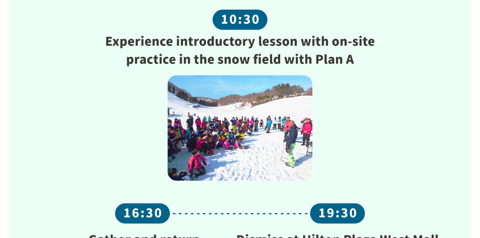 Excursion d'une journée à la station de ski de Hakodateyama au départ d'Osaka