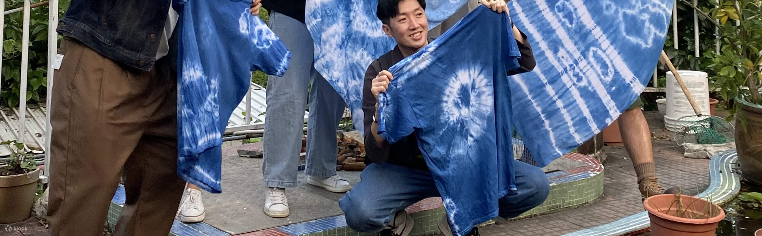 コーヒー焙煎＋藍染め体験