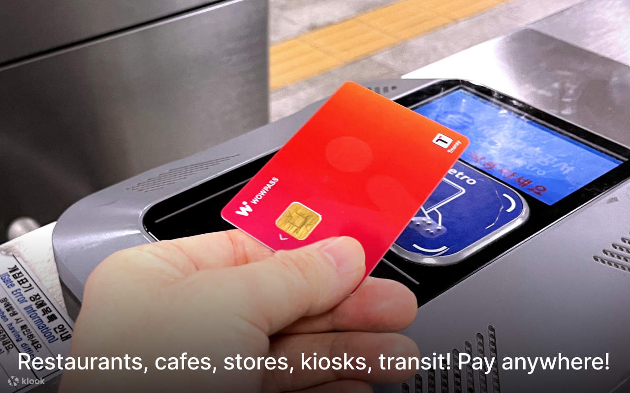 wowpass（masa） WOWPASS: Prepaid Debit Card & T-money & Currency Exchange - Klook