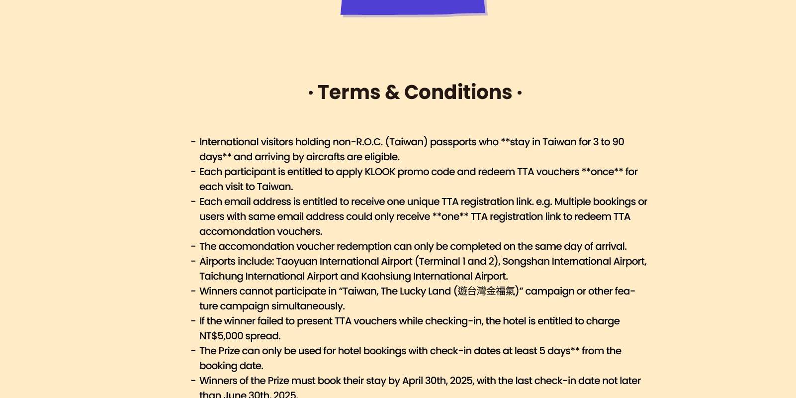 Chance to Win NT$5,000 Taiwan Accommodation Vouchers | Taiwan Tourism  Giveaway! - Klook Singapore