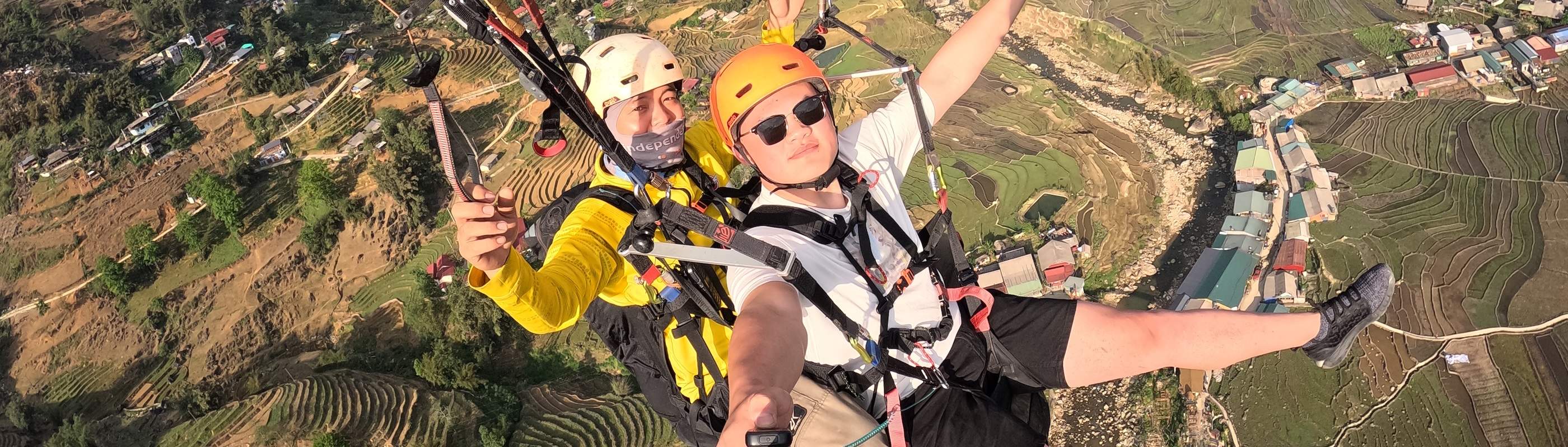 サパ パラグライダー体験