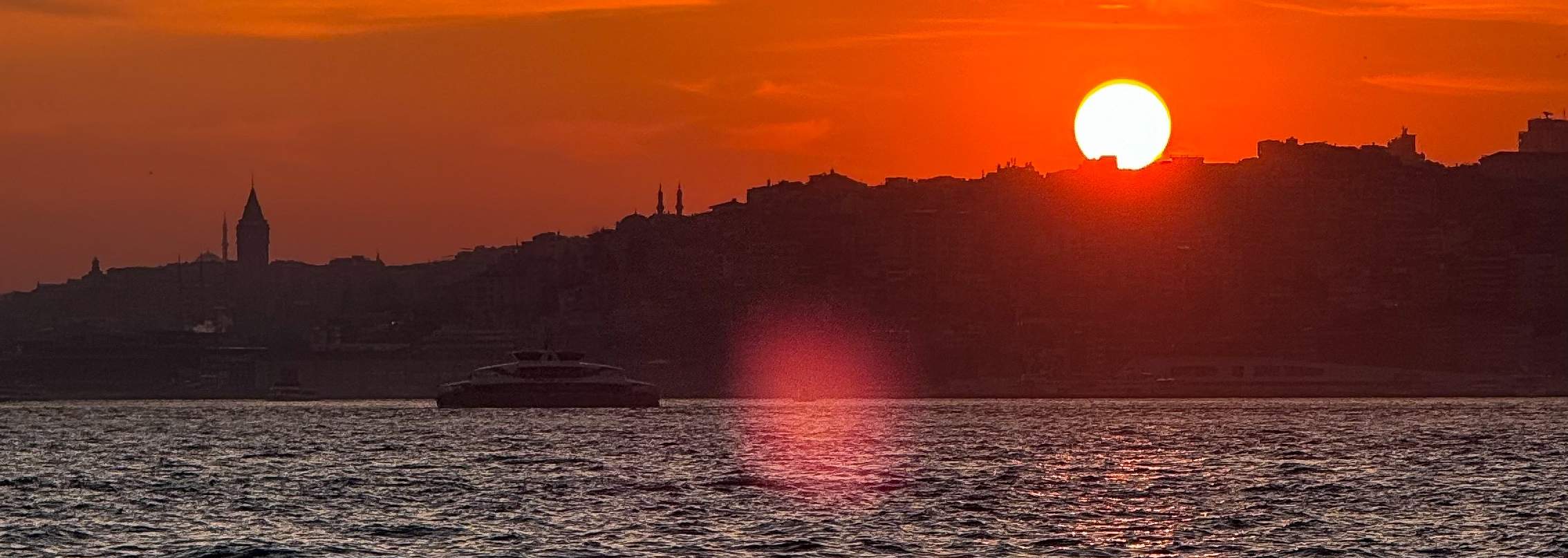 イスタンブール絶景サンセットクルーズ：アジア側探検付き3時間