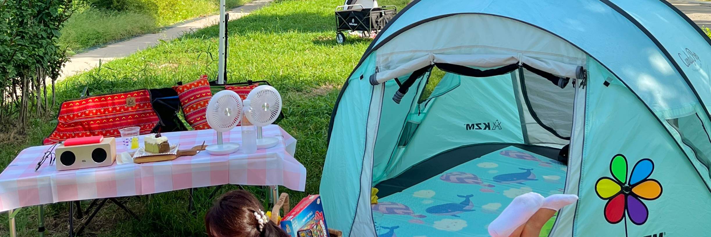 Picnic Equipment Rental Service at Hangang River in Seoul (Ttukseom