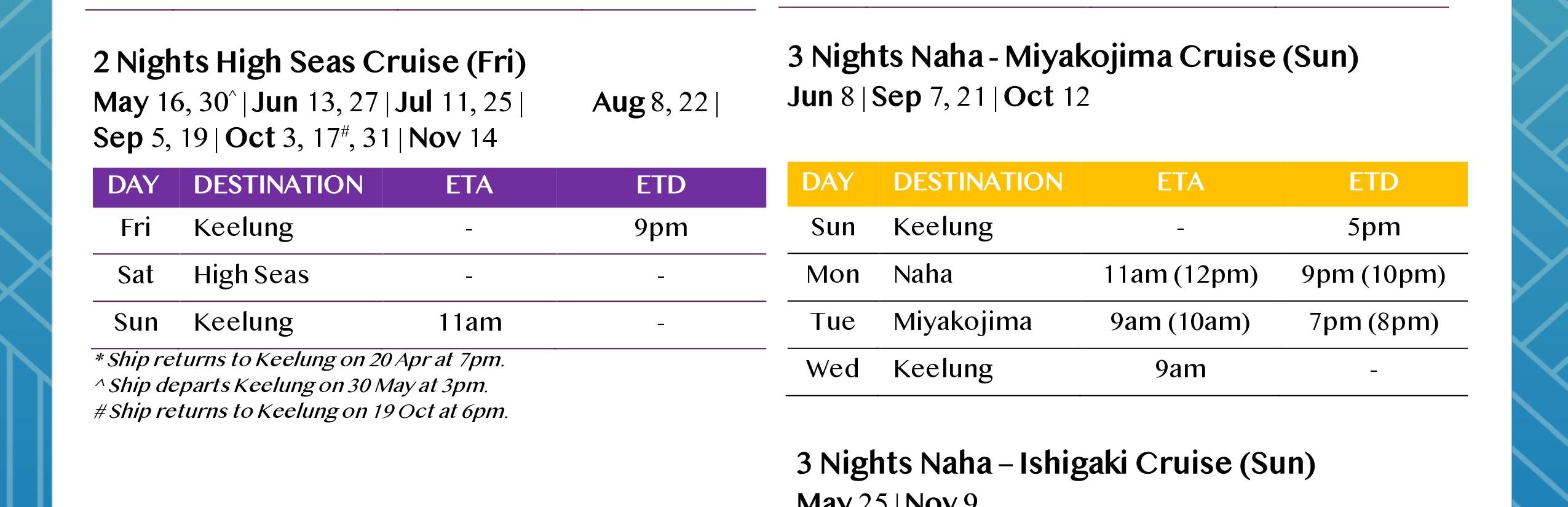 Star Navigator oleh StarCruises dari Keelung, Taiwan - Klook Indonesia