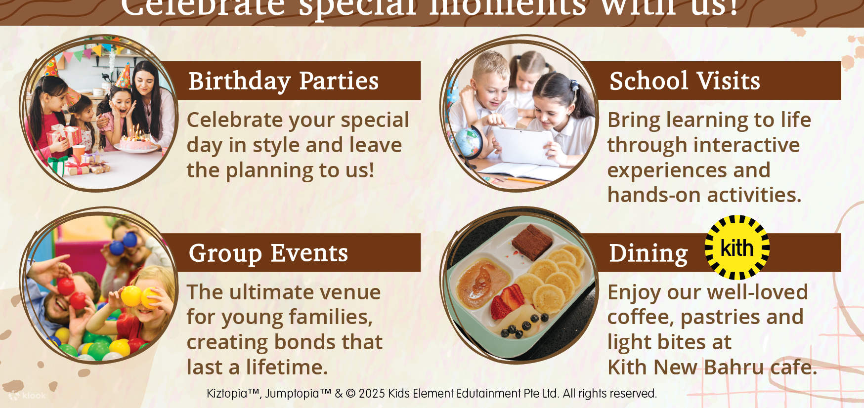 บัตรเข้าคิซโทเปียเพรสทีจ (Kiztopia Prestige) ในสิงคโปร์ (ริเวอร์แวลลีย์)