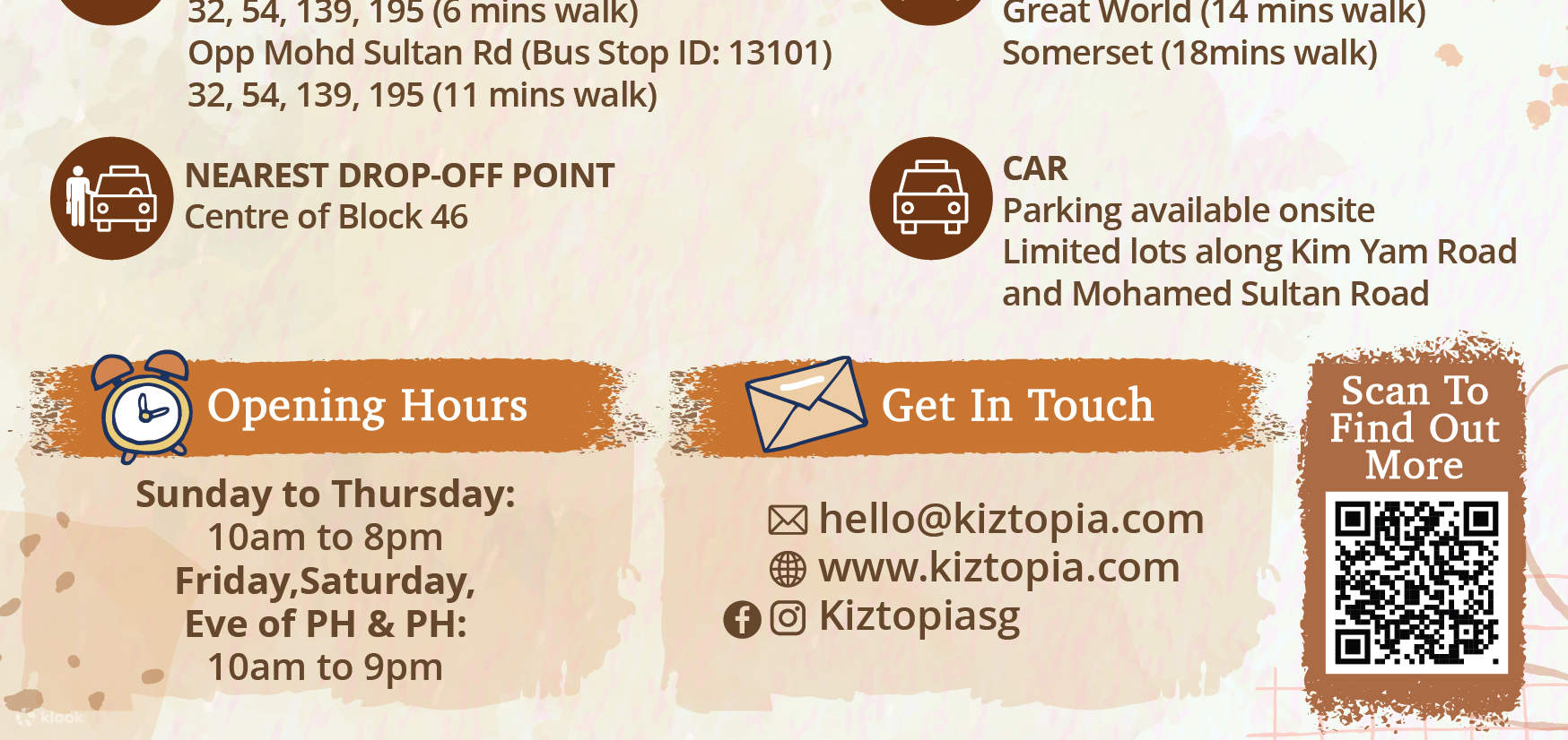 บัตรเข้าคิซโทเปียเพรสทีจ (Kiztopia Prestige) ในสิงคโปร์ (ริเวอร์แวลลีย์)