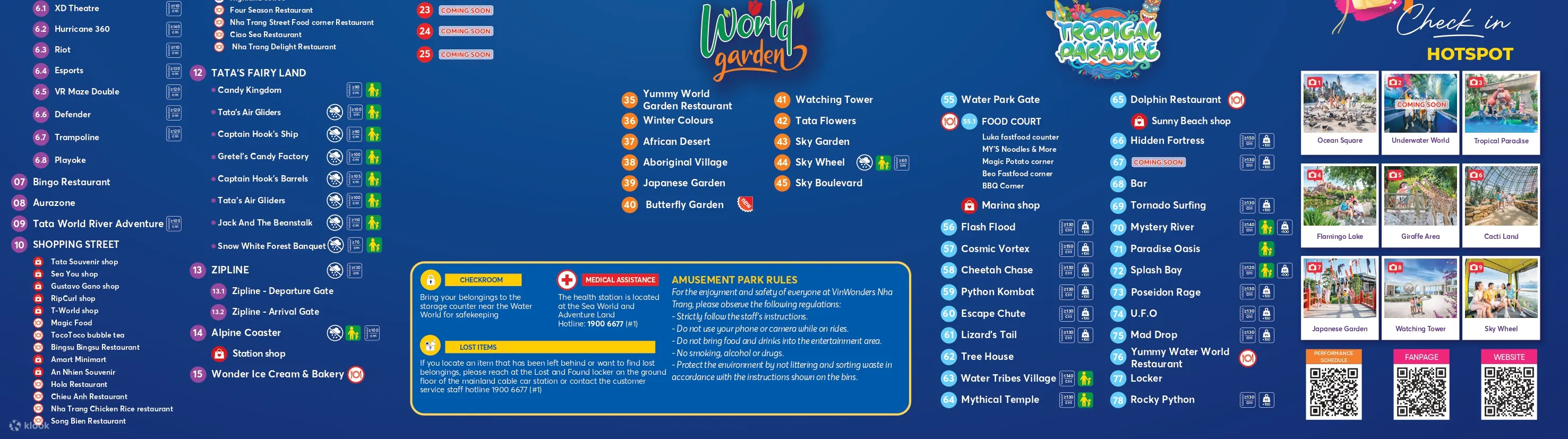 VinWonders Nha Trang Map