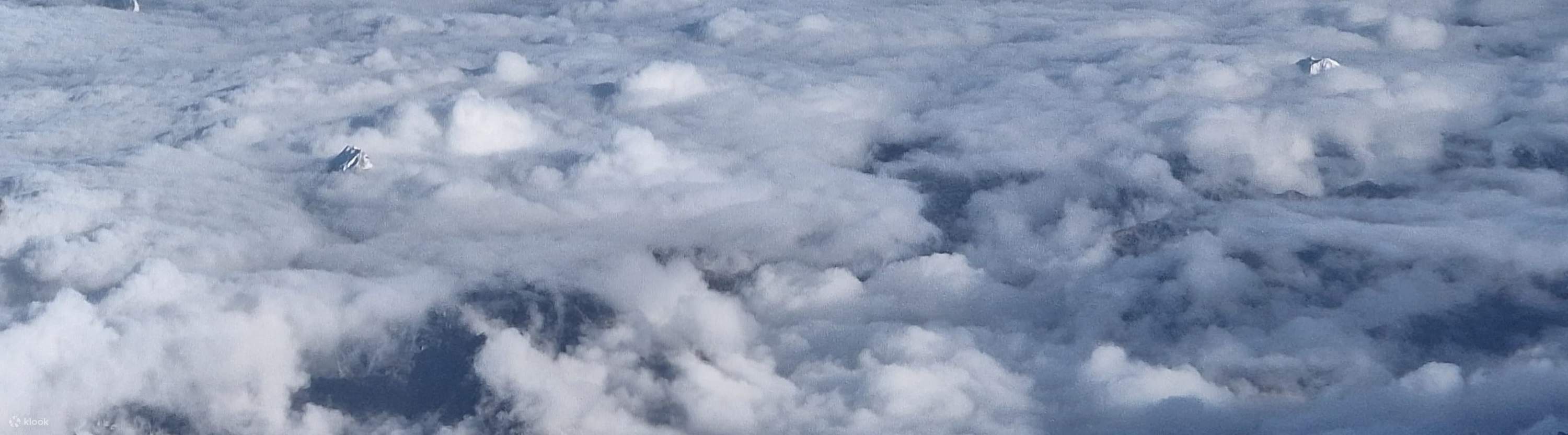Lawatan pesawat pemandangan Gunung Everest dengan sarapan yang dibungkus (Berlepas setiap hari)