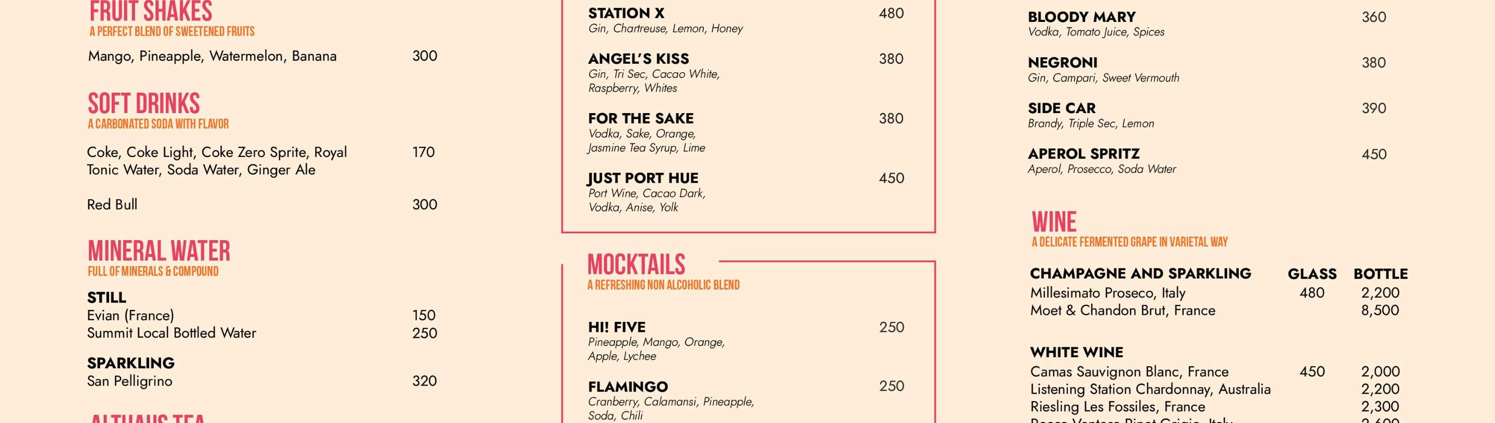 station x boisson 1ère page