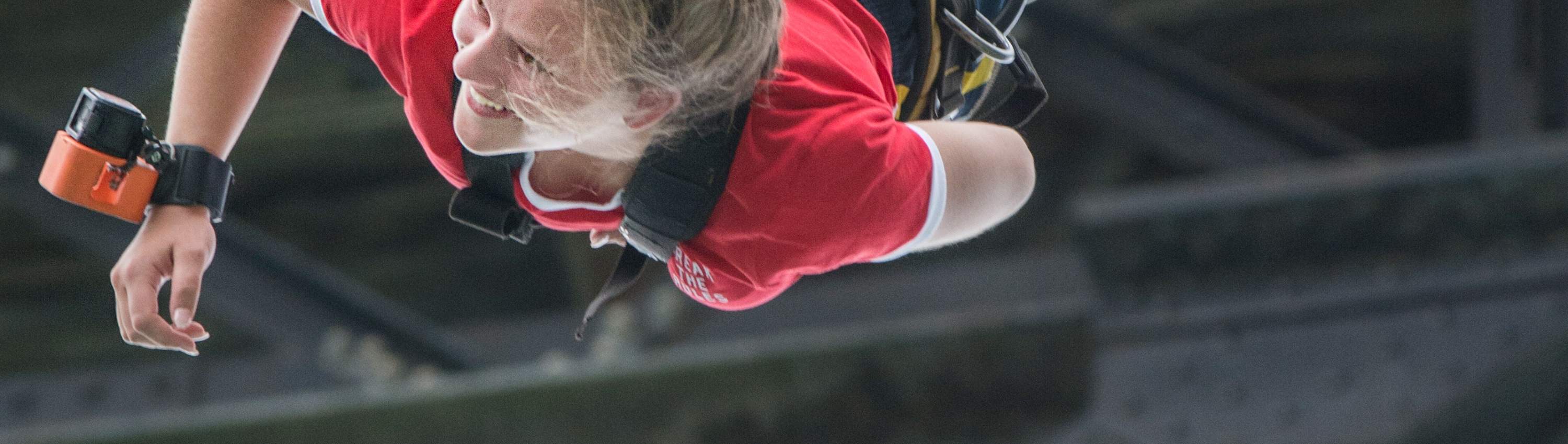 35-метровый банджи-джампинг в Hanmer Springs