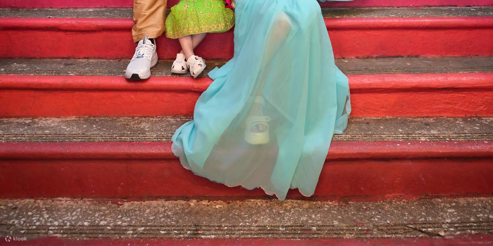 バトゥ洞窟で伝統衣装体験