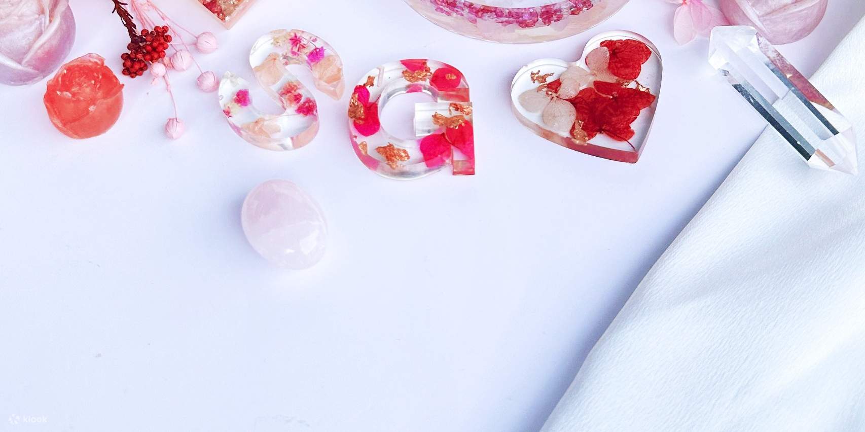 オーチャード・ゲートウェイ フローラルノット主催 フローラルレジンコースターワークショップ