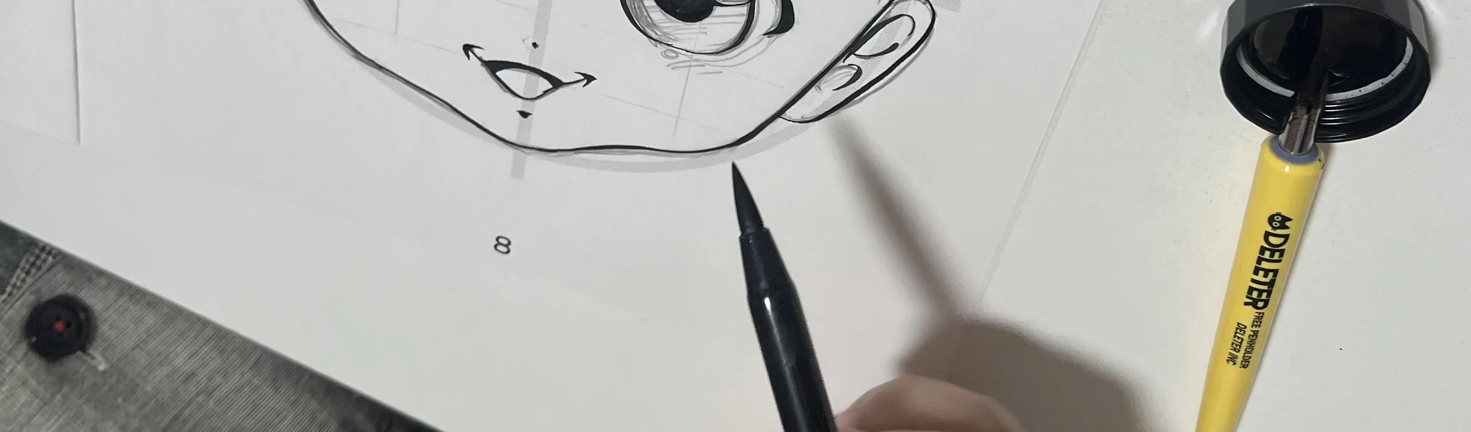 与著名的现役职业漫画家一起制作漫画的经历