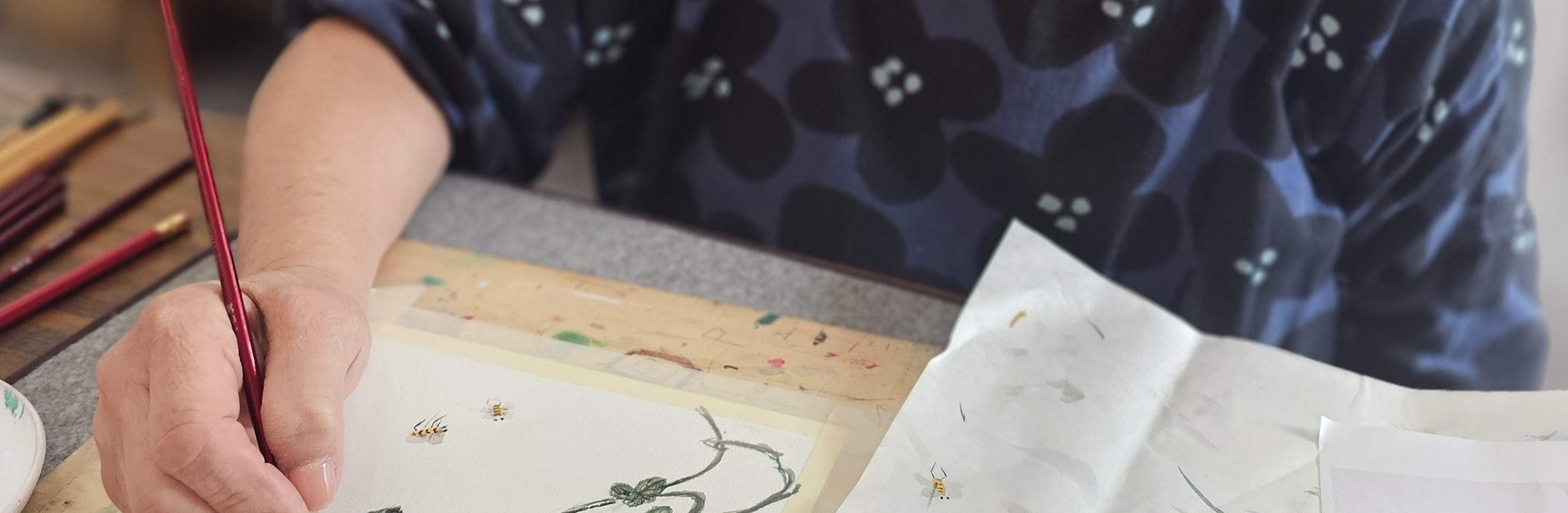 挥洒创意，体验传统水墨画