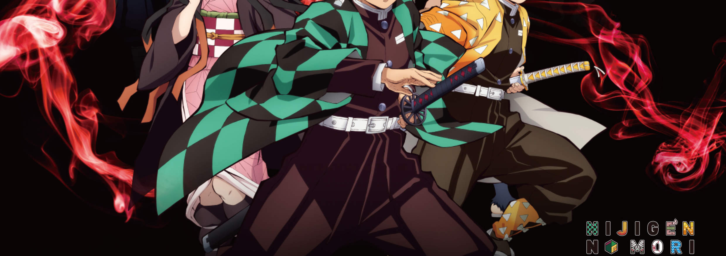 บัตรเข้าสวนสนุก Nijigen-no mori ในธีมดาบพิฆาตอสูร