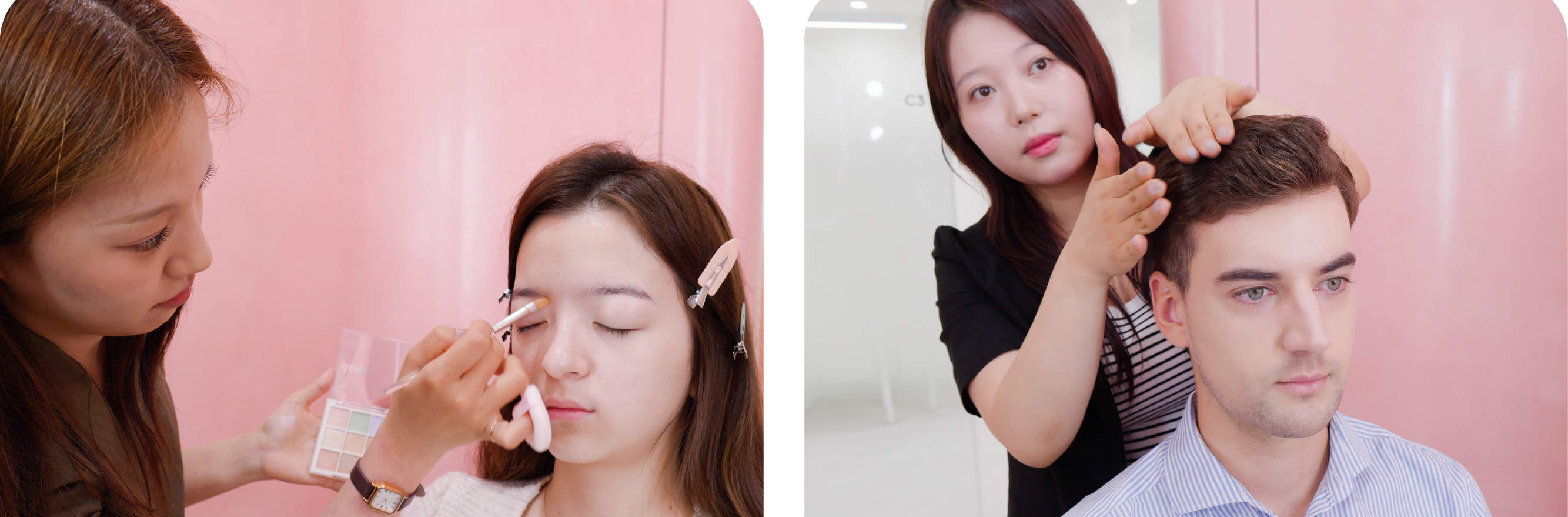 Phân tích màu sắc cá nhân và trang điểm Colorize ở Myeongdong Seoul