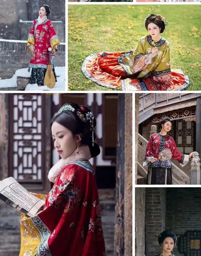 晋商佳人惊鸿照影(单人) 【1套真丝服装+精致妆造+非遗头饰+原片40张，精修12张】