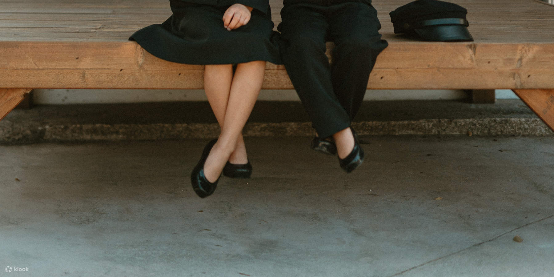 Chụp ảnh với đồng phục học sinh kiểu Hàn Quốc