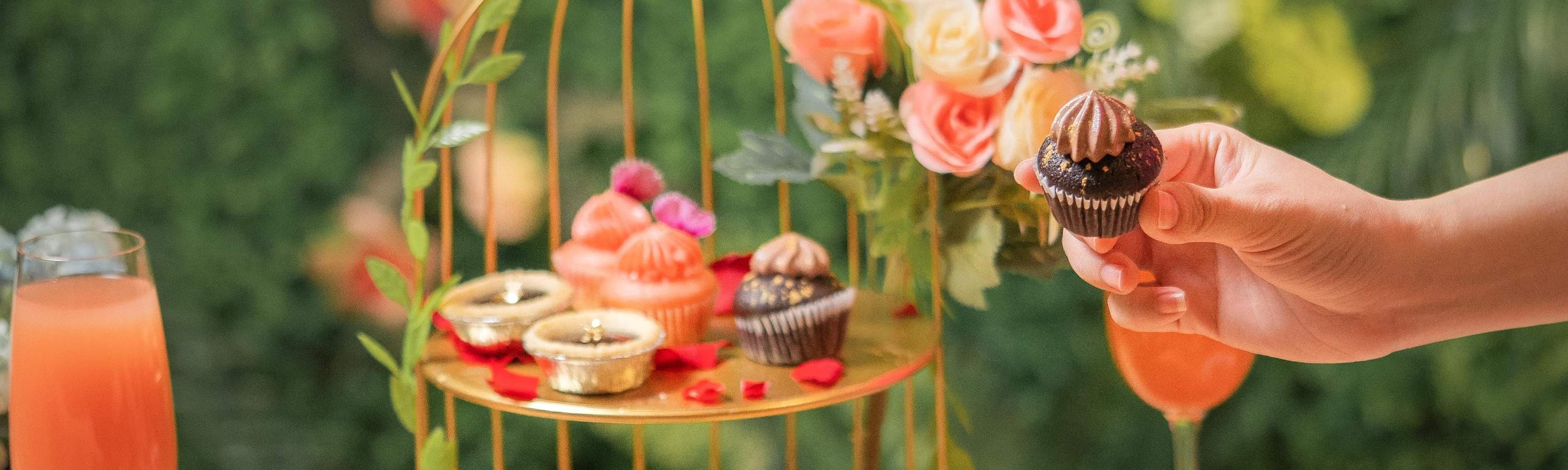 Flowery High-Tea Set