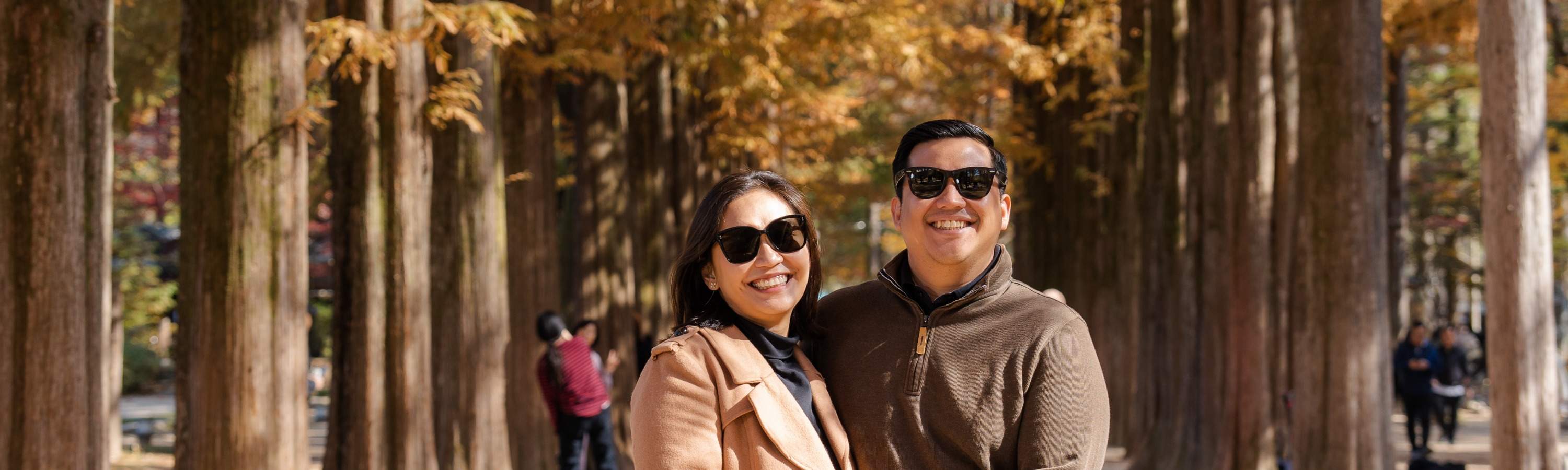 trees in nami island