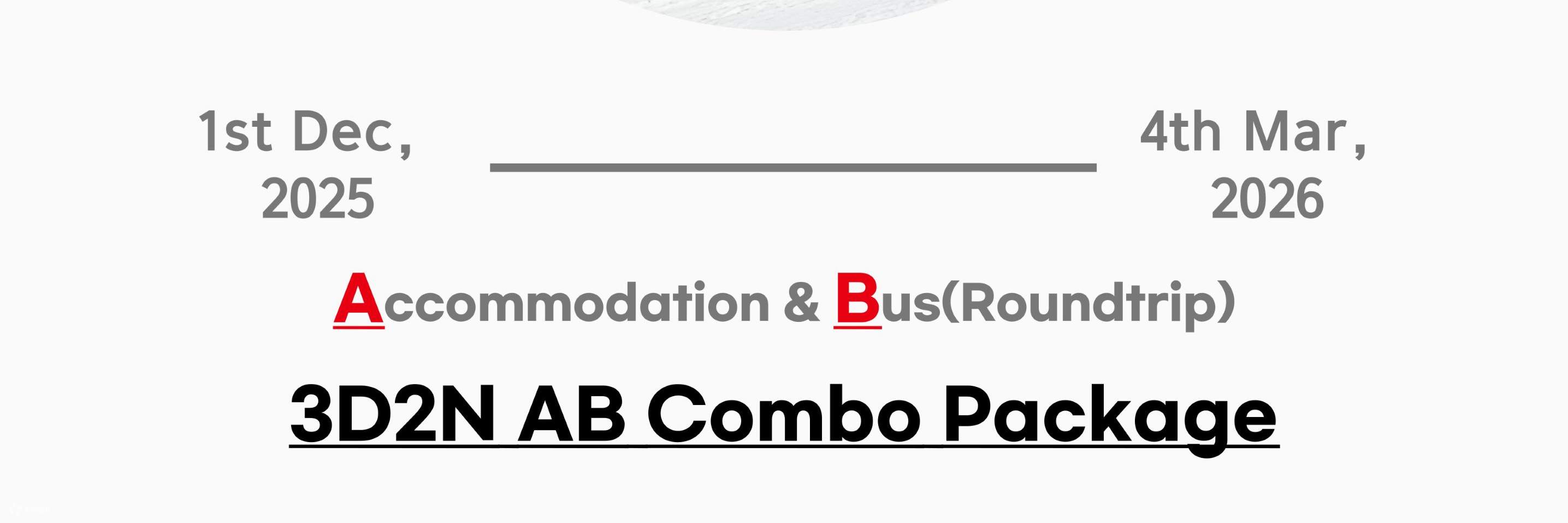 Vivaldi 3D2N AB(Accommodation&Bus) Combo Package - Klook Hong Kong