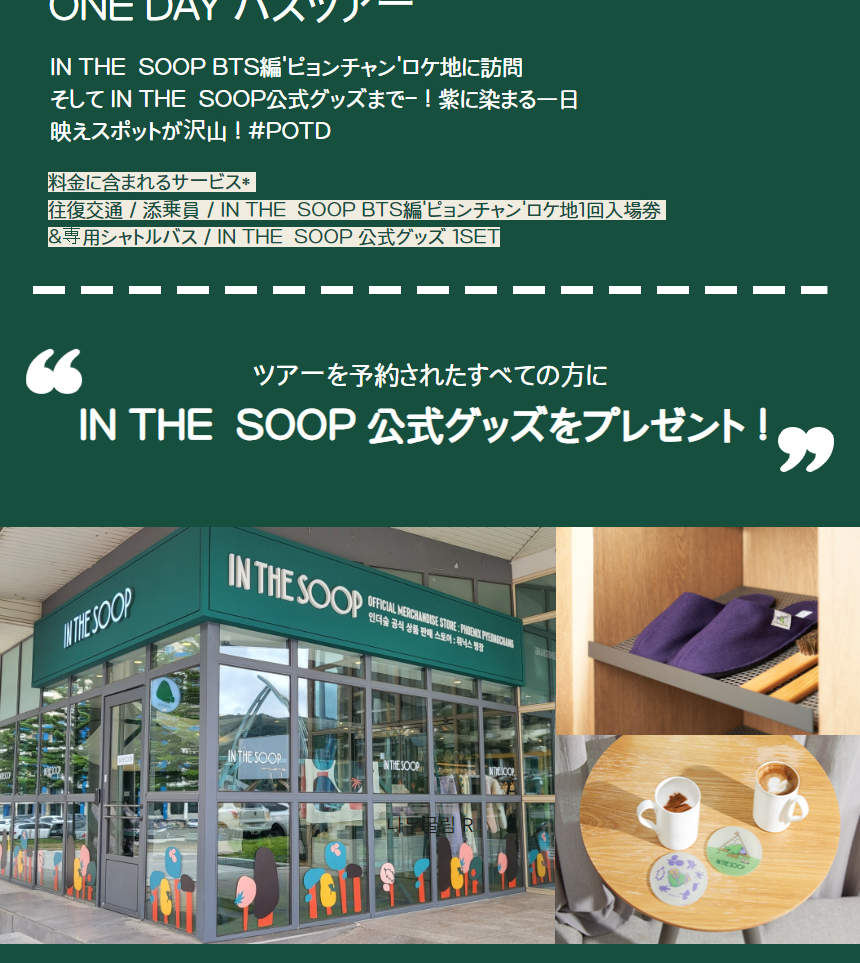 In the SOOP BTS ver.』 （平昌）ロケ地ツアー | Klook