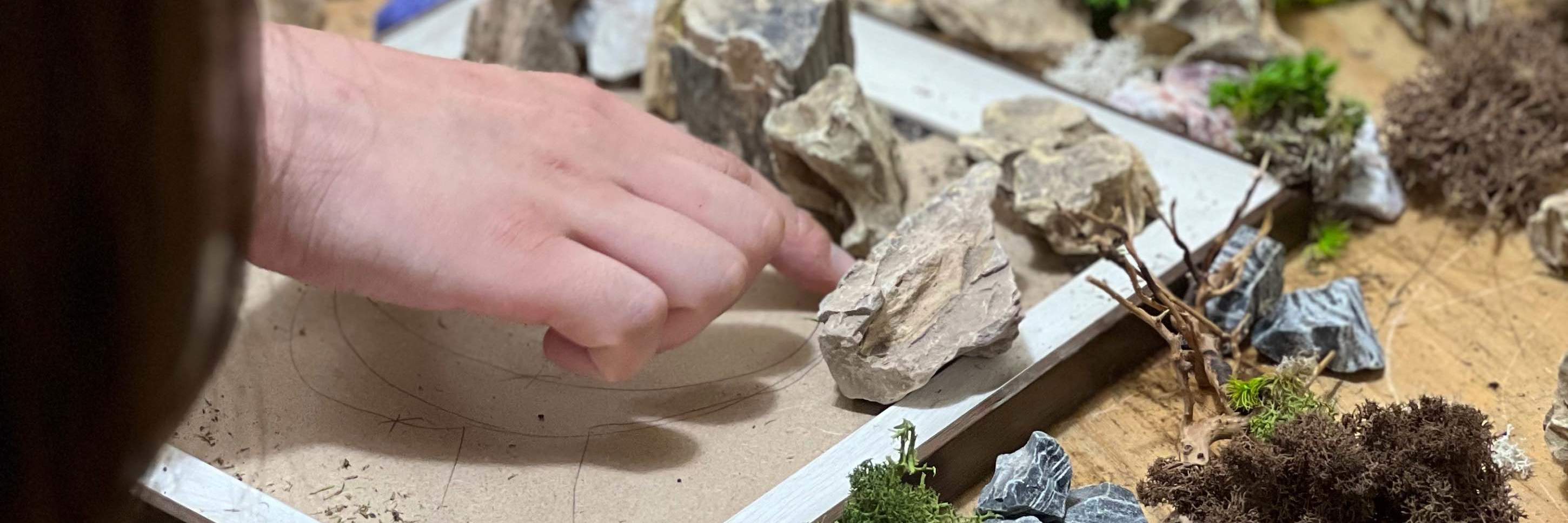 プリザーブドモスフレームワークショップ：自分だけの苔アートを作ろう