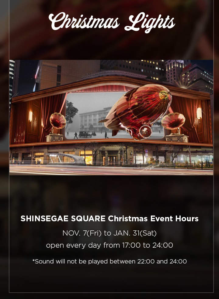 Shinsegae Department Store Benefit Coupon in Myeongdong