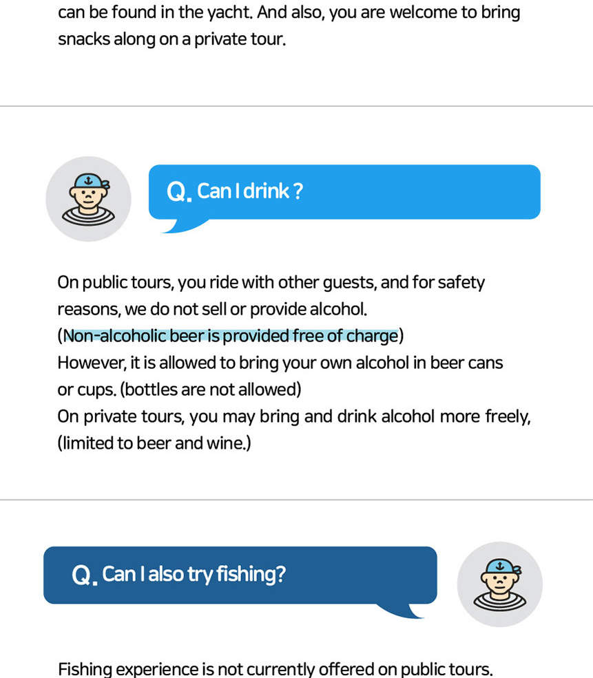 Busan Yacht Tour Haeundae Flussfahrt