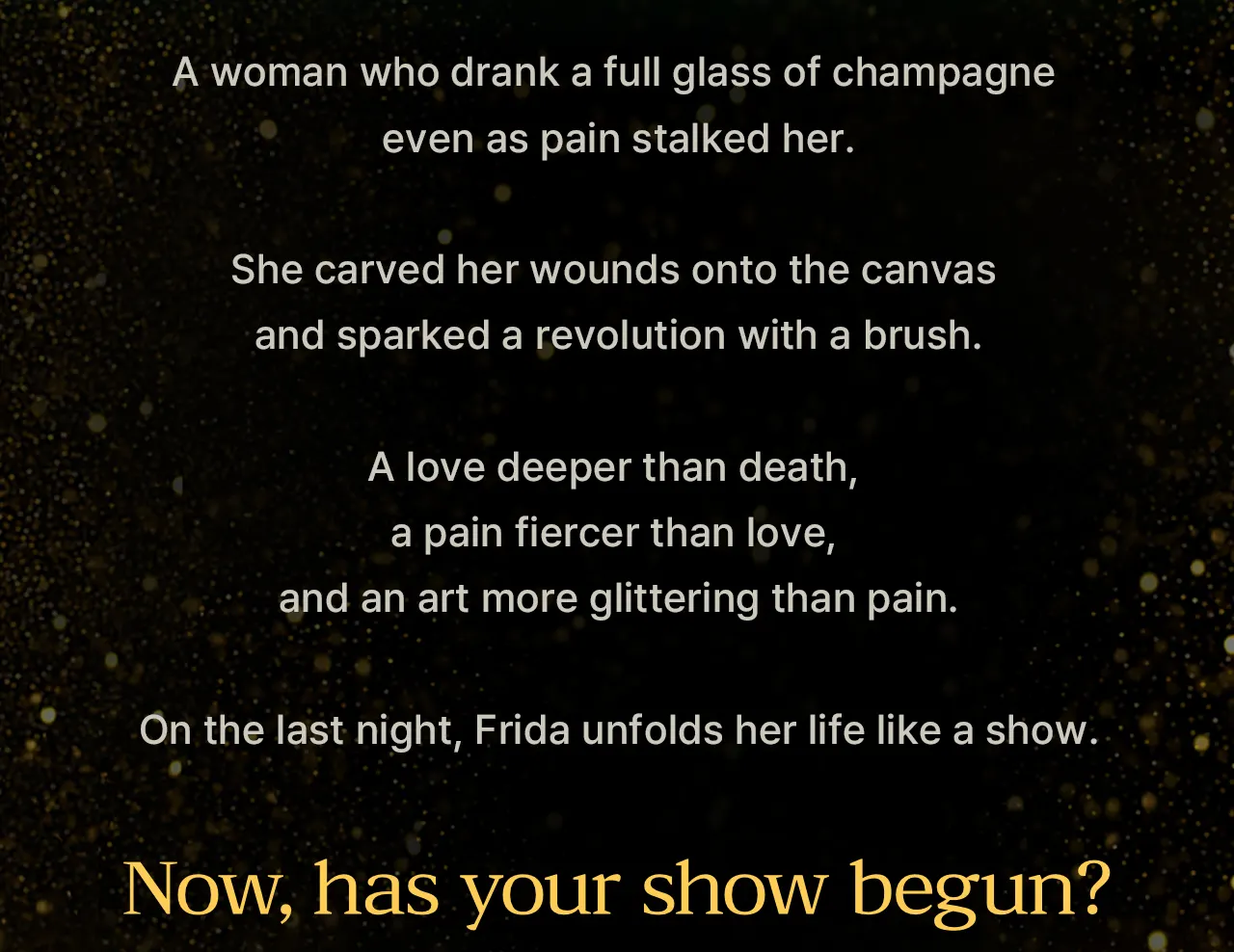 首尔音乐剧《FRIDA》门票