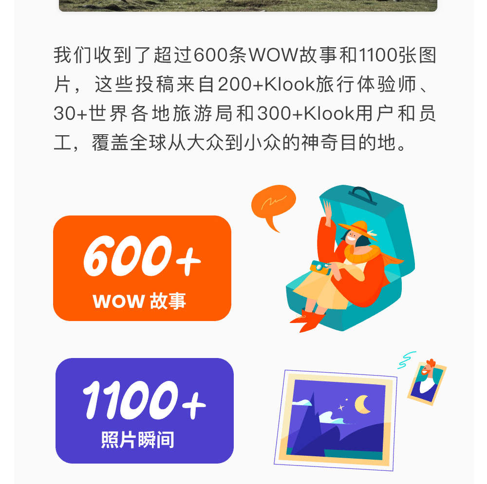 Klook WOW Calendar 2025 旅行日历- Klook客路